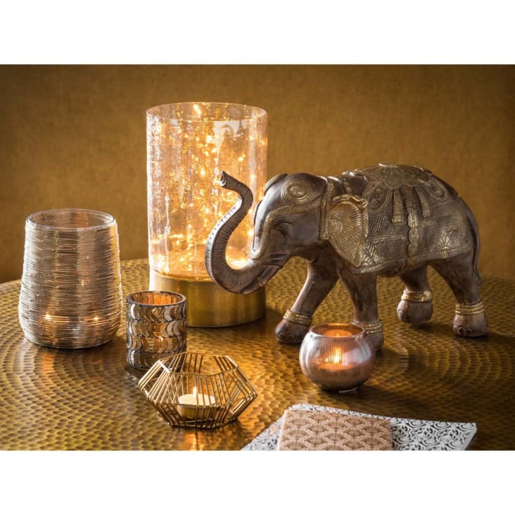 Maisons Du Monde ELEPHAS - Figura De Elefante Marrón Alt. 23