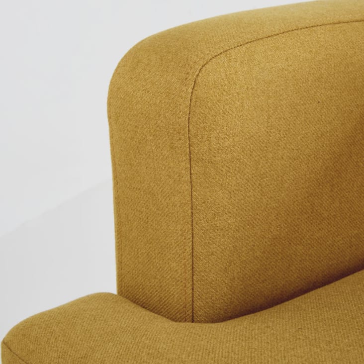 Maisons Du Monde Elvis - Sofá Clic-clac De 3 Plazas En Amarillo