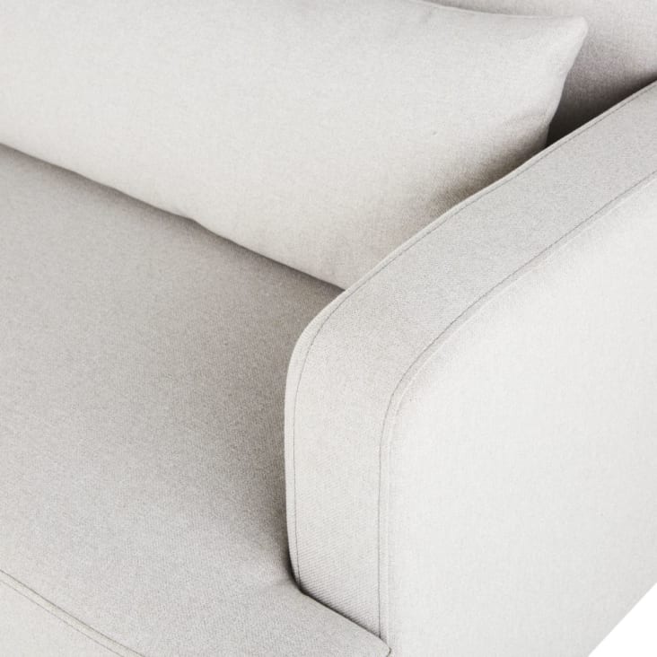 Maisons Du Monde Elvis - Sofá Clic-clac De 4 Plazas En Gris Claro