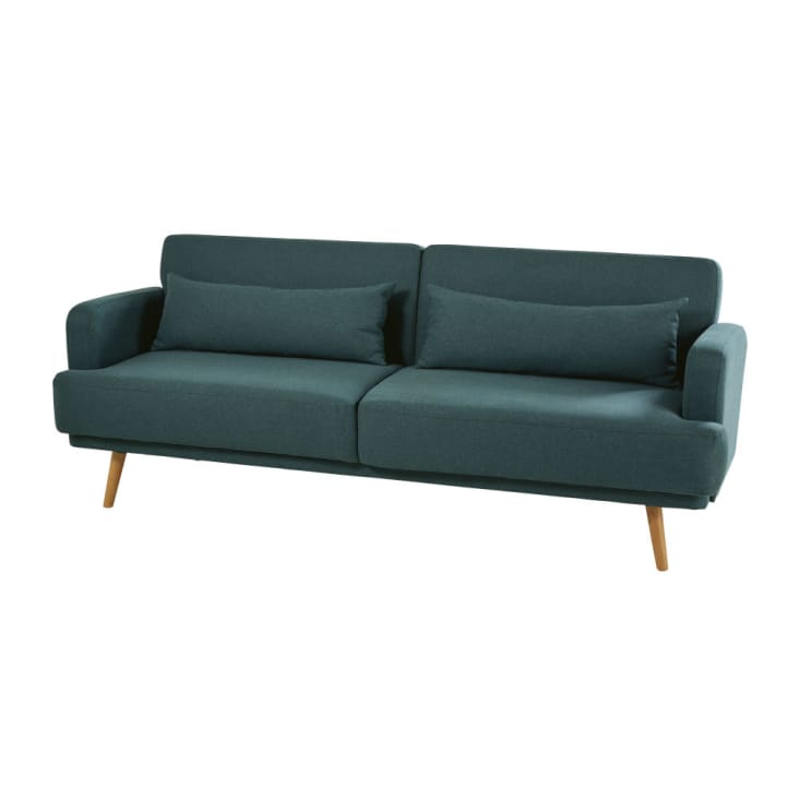 Maisons Du Monde Elvis - Sofá Clic-clac De 4 Plazas En Verde