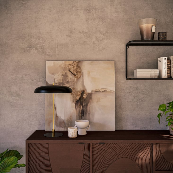 Maisons Du Monde EPHISE - Lienzo Estampado Y Pintado 75 X 75