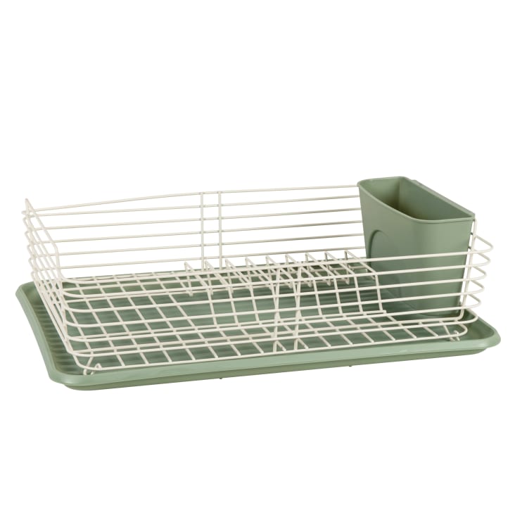 Maisons Du Monde Escurridor Rectangular Crudo Y Verde