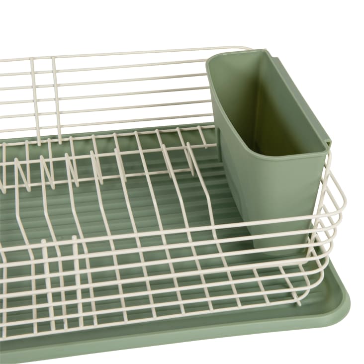 Maisons Du Monde Escurridor Rectangular Crudo Y Verde