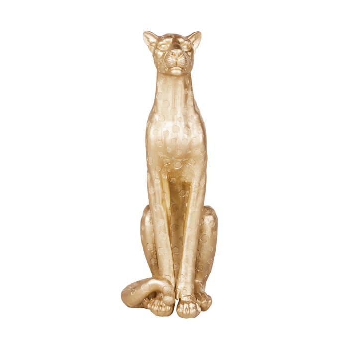 Maisons du Monde Estatua de león de polirresina dorada Alt.90