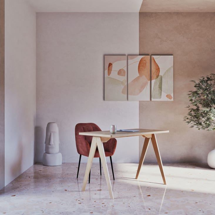 Maisons Du Monde Estatua Isla De Pascua De Magnesio Blanco Alt.82