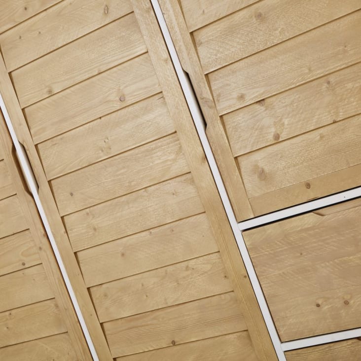 Maisons Du Monde Esterel - Armario Con 3 Puertas Y 2 Cajones De Pícea Maciza