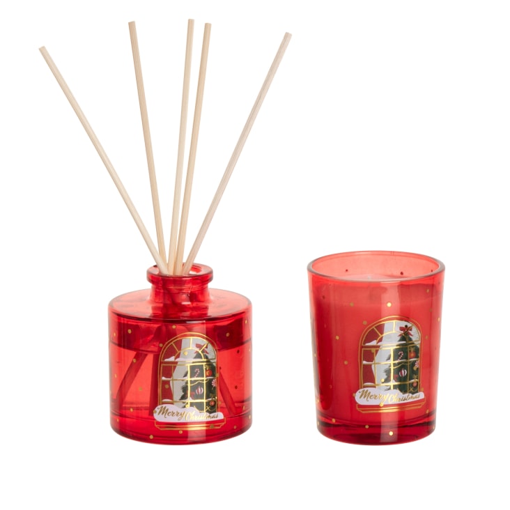 Maisons Du Monde Estuche 1 Vela Perfumada Y Difusor De Fragancia De Pan De Jengibre