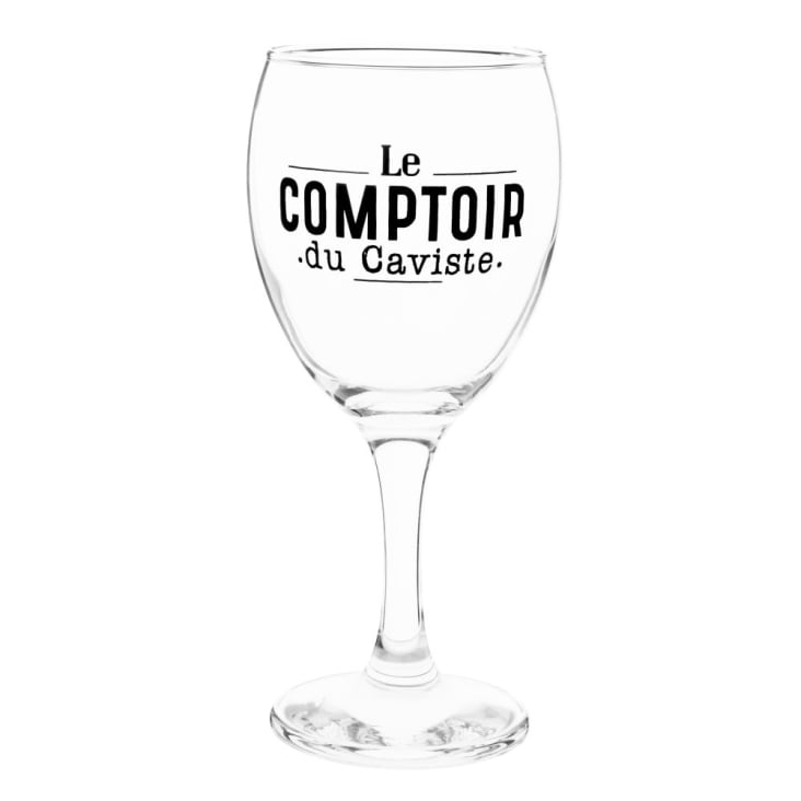 Maisons Du Monde Estuche De 6 Vasos Y Soporte De Color Negro Y Natural