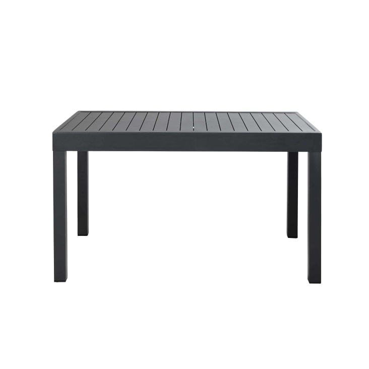 Maisons du Monde Extenso - Mesa extensible de aluminio gris antracita 6/12 personas 135/270 cm