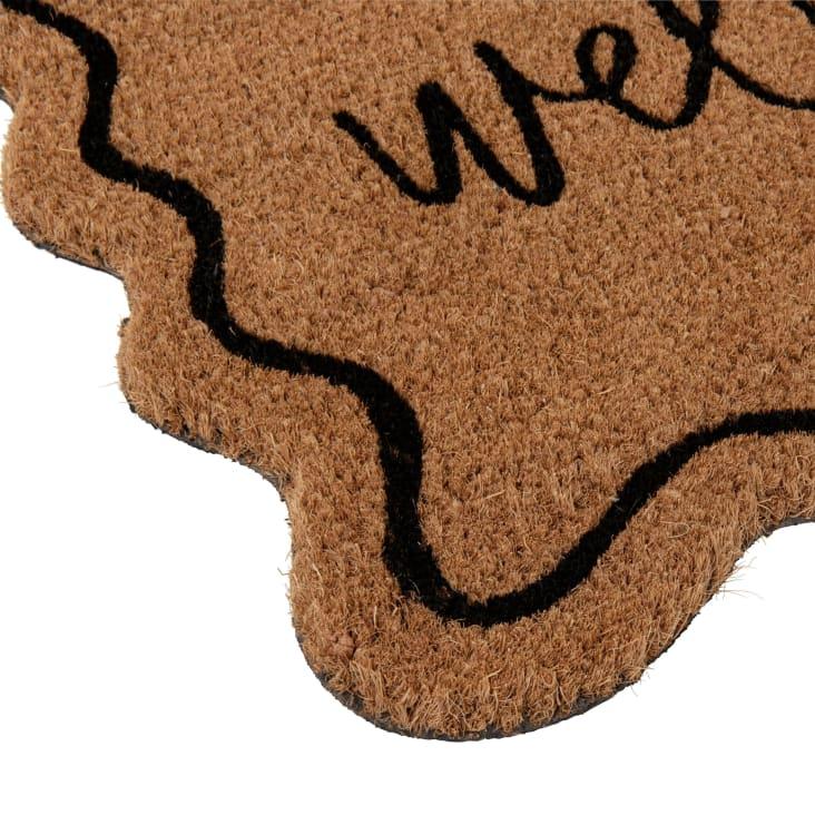 Maisons Du Monde Fanchon - Felpudo De Fibra De Coco Estampado 40x60 Cm