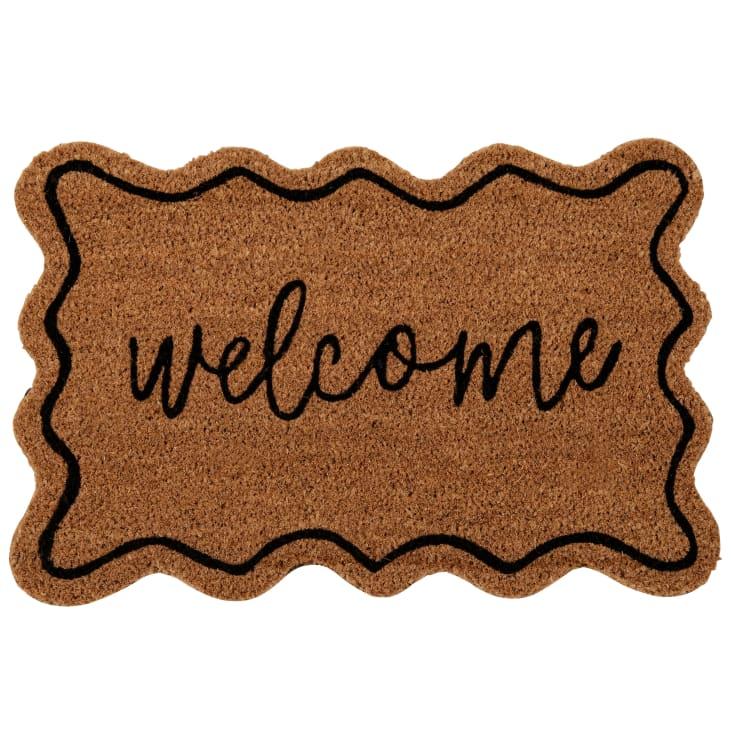 Maisons du Monde Fanchon - Felpudo de fibra de coco estampado 40x60 cm