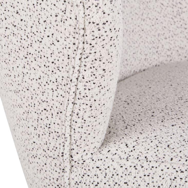 Maisons Du Monde Fedy Business - Sillón Para Restaurantes De Poliéster Reciclado Blanco Y Negro