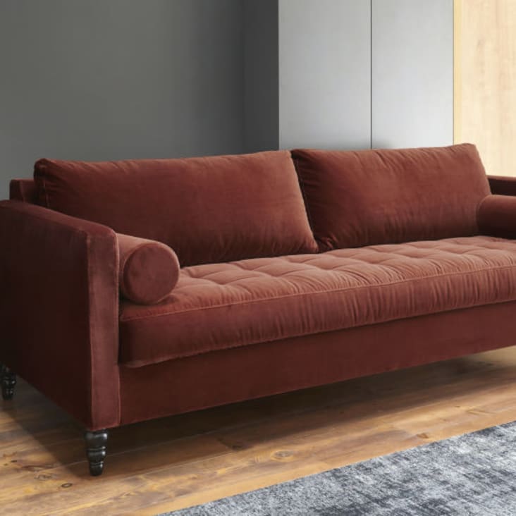 Maisons Du Monde FEEL - Alfombra Vintage Tejida En Jacquard Gris 200x200