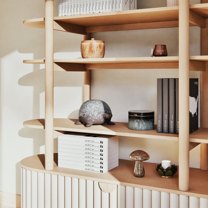 Maisons Du Monde Figura De Seta De Cristal Plateado Alt.15