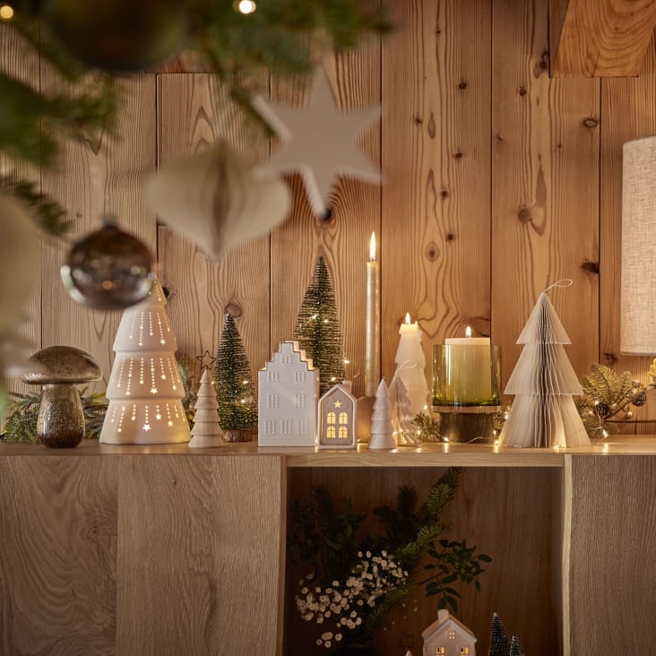 Maisons Du Monde Figura De Seta De Cristal Tintado Marrón Alt.13