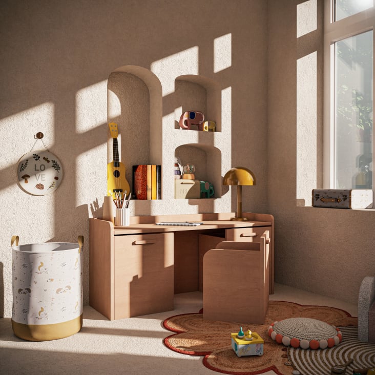 Maisons Du Monde Figuritas De Elefantes De Cerámica En Rosa Azul Y Amarillo (x3)