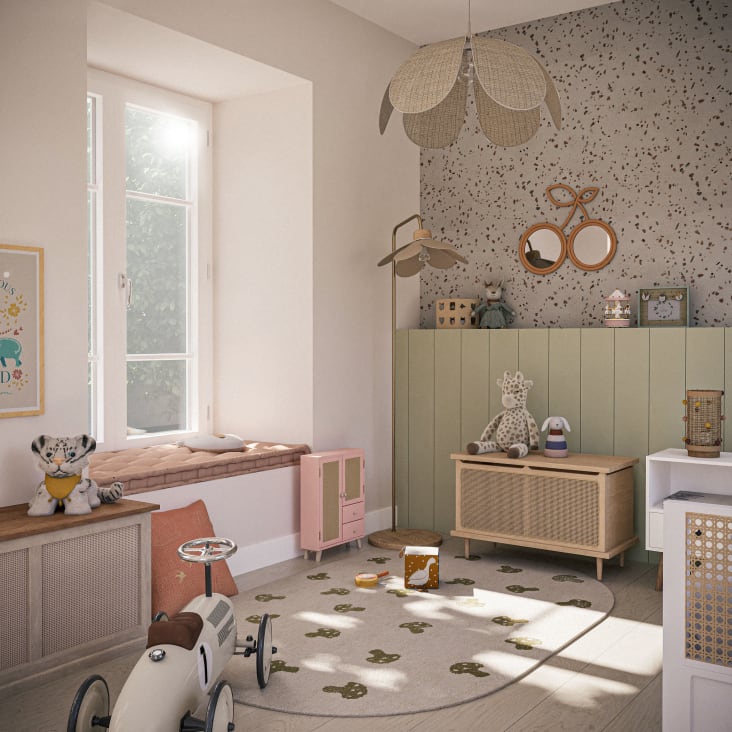 Maisons Du Monde Frutti - Espejos De Ratán Con Forma De Cerezas 49x39