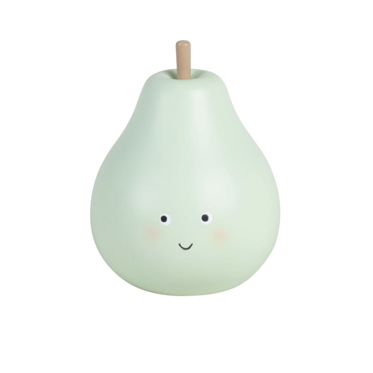 Maisons du Monde Frutti - Lámpara de noche con forma de pera verde claro