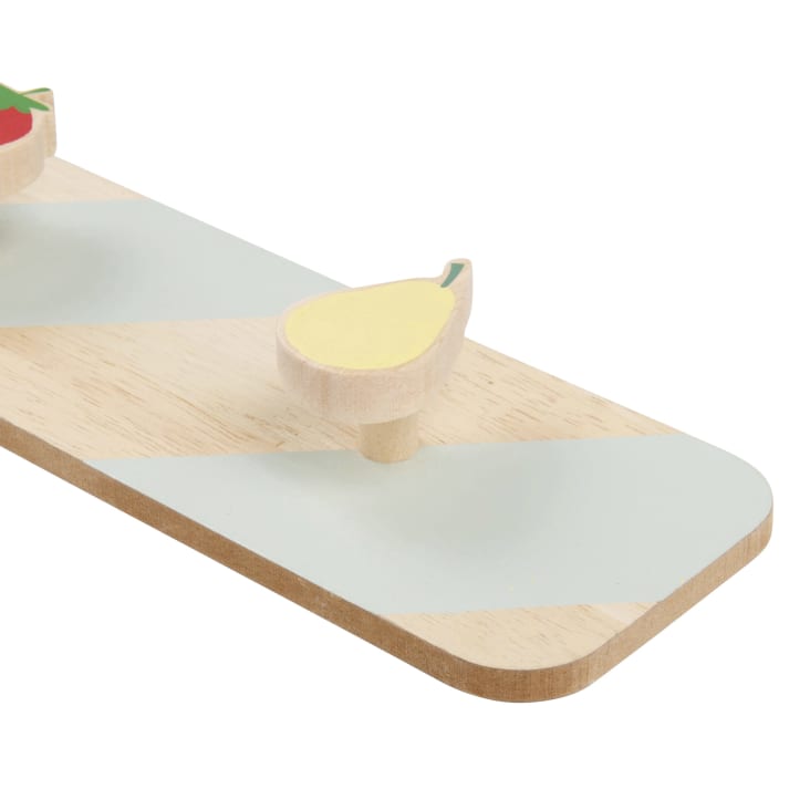 Maisons Du Monde Frutti - Perchero Infantil De 4 Ganchos Con Frutas Multicolor