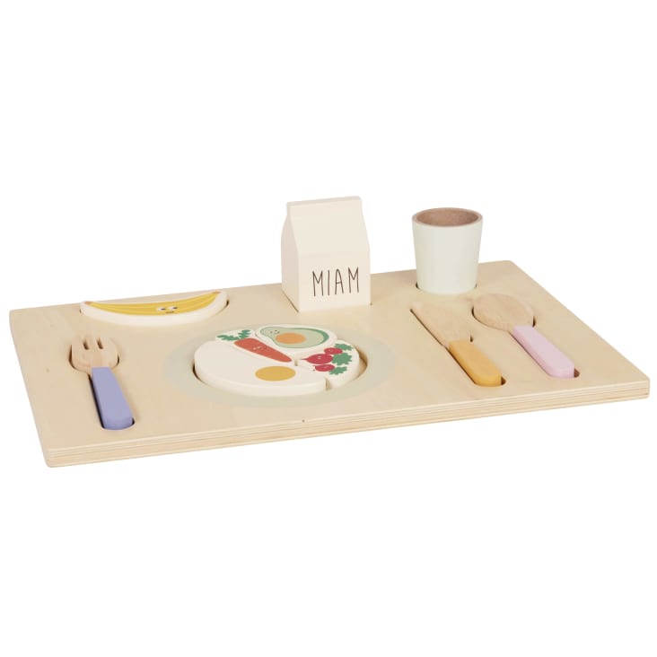 Maisons Du Monde Frutti - Rompecabezas Con Forma De Bandeja De Comida Multicolor