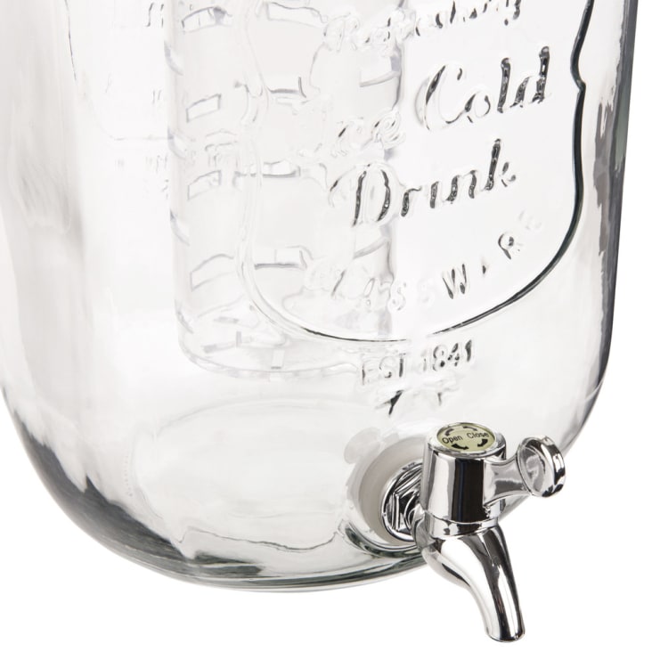 Maisons Du Monde Fuente De Bebida De Cristal Con Infusora 5L