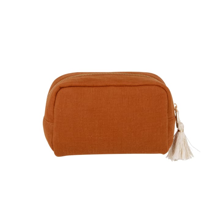 Maisons Du Monde Funda De Gasa De Algodón Marrón De 18 Cm