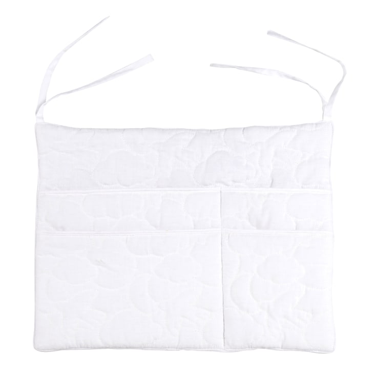 Maisons du Monde Gabriel - Organizador de cuna con nubes pájaros y lunas blancas