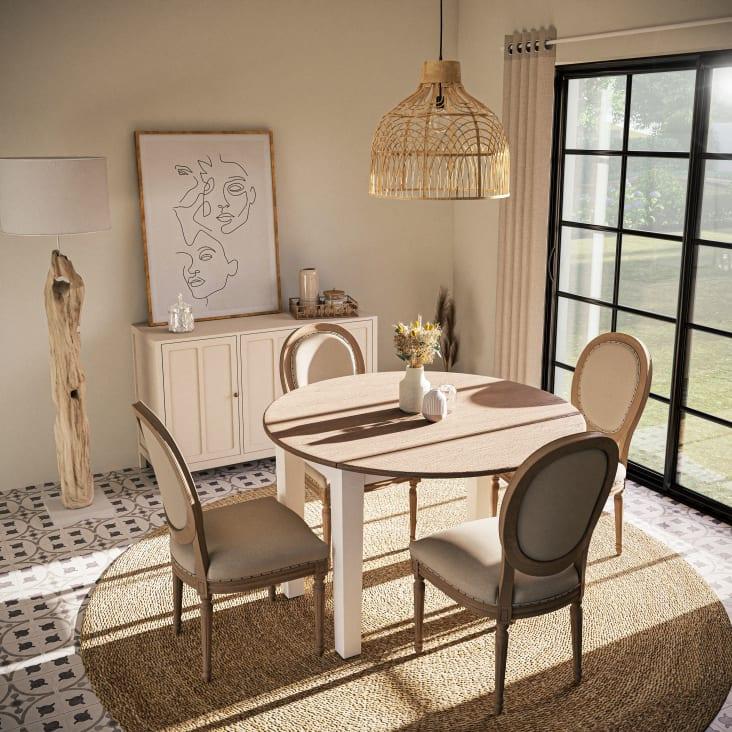 Maisons Du Monde GABRIELLA - Cuadro De Impresión Con Rostros Minimalistas 75x100