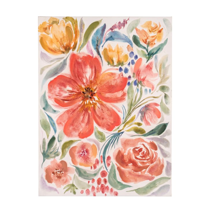 Maisons du Monde Galway - Cuadro de flores multicolores de 60x80 cm