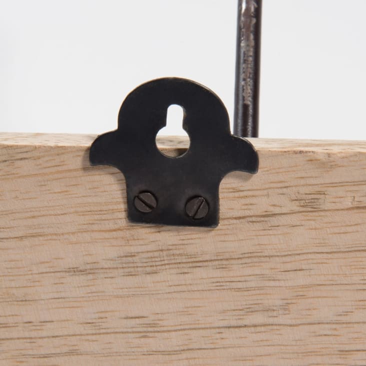 Maisons Du Monde Gariottes - Colgador De Mango Con 4 Ganchos De Metal Y Cerámica