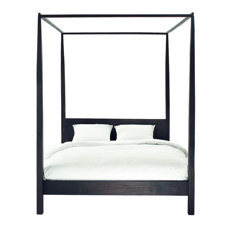 Maisons du Monde Goa - Cama con dosel 160x200 de acacia maciza