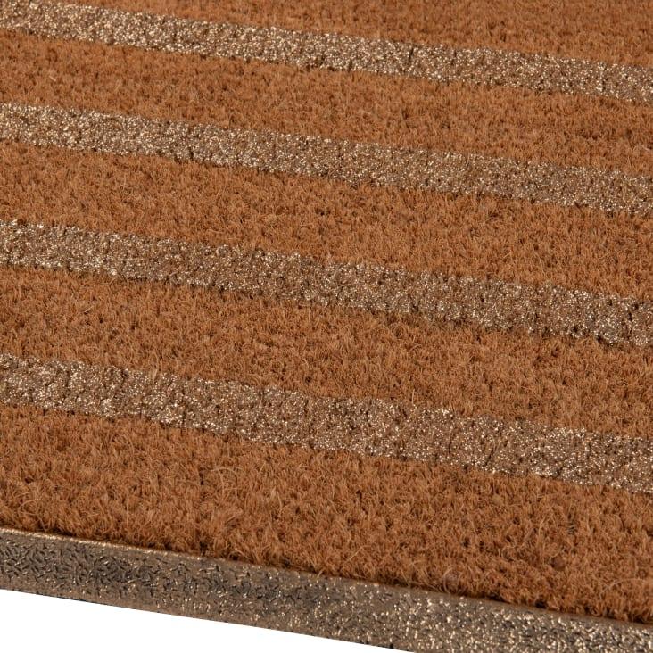 Maisons Du Monde GOLD - Felpudo De Fibra De Coco Dorado 40x60