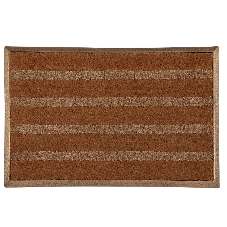 Maisons du Monde GOLD - Felpudo de fibra de coco dorado 40x60