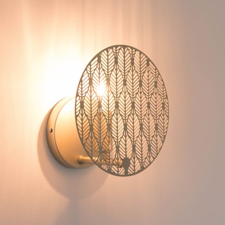 Maisons Du Monde Golden Oasis - Aplique De Metal Dorado