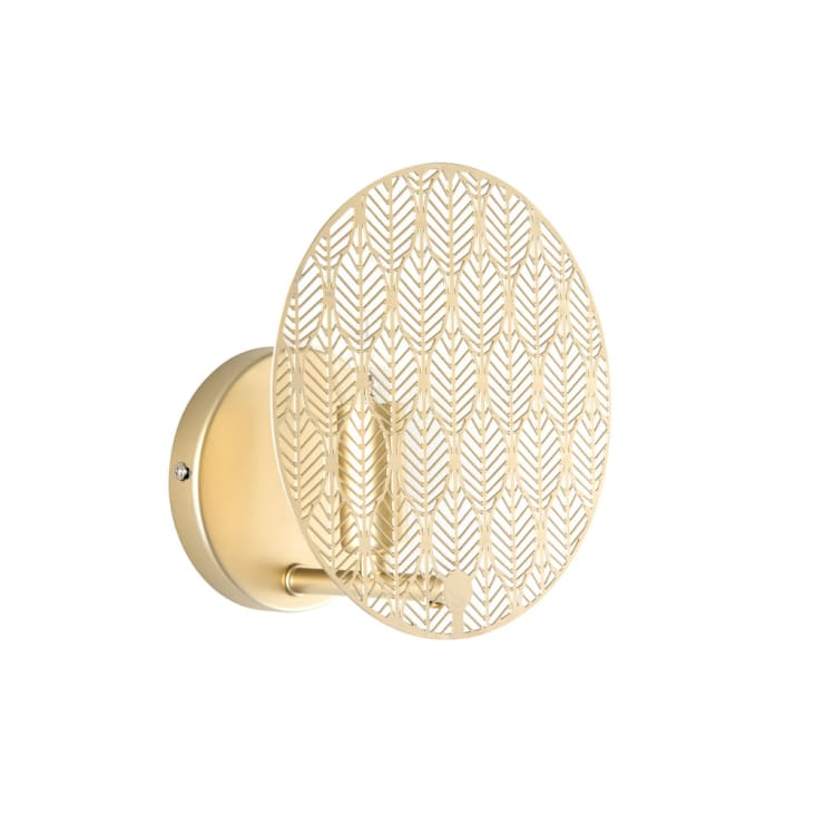 Maisons du Monde Golden Oasis - Aplique de metal dorado