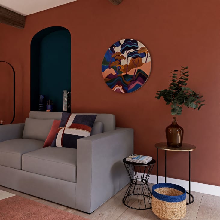 Maisons Du Monde Grafik - Mesa Auxiliar De Metal Negra