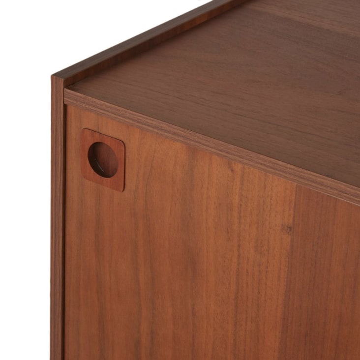 Maisons Du Monde Griffith - Aparador Bajo Vintage Con 3 Puertas En Marrón