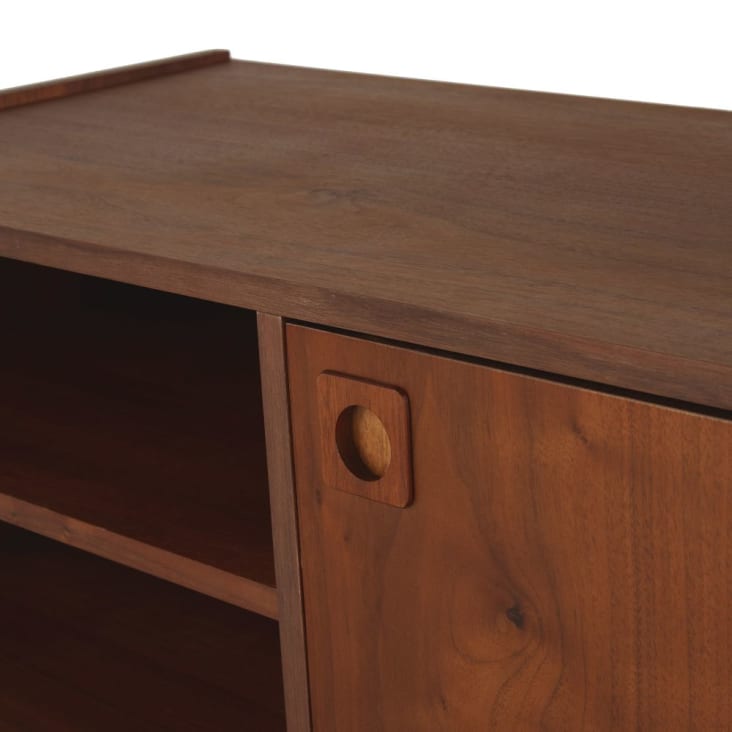 Maisons Du Monde Griffith - Mueble De TV Vintage Con 2 Puertas En Marrón