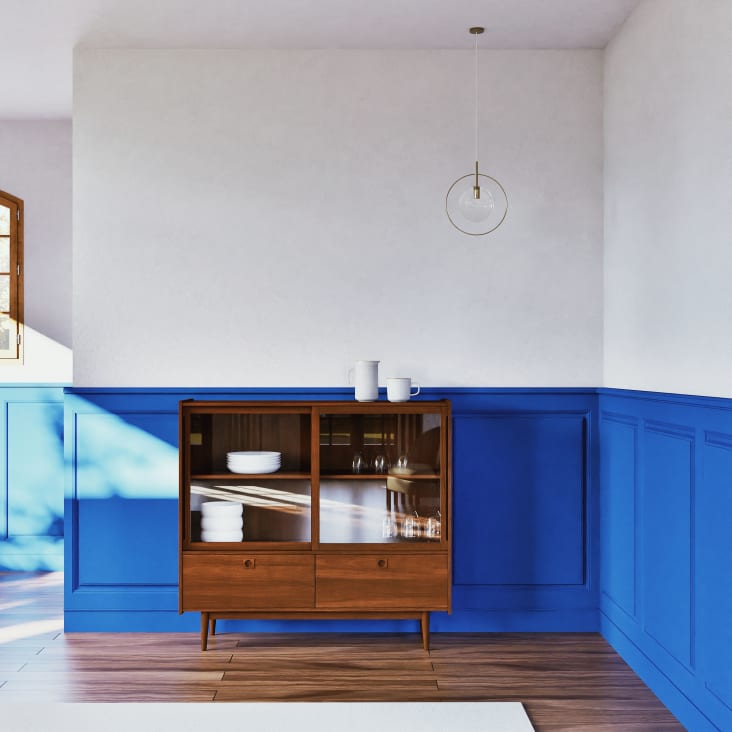 Maisons Du Monde Griffith - Vitrina Vintage De 2 Puertas Y 2 Cajones En Marrón