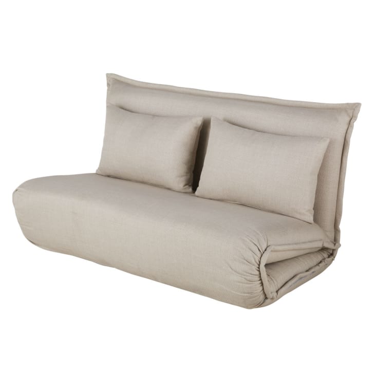 Maisons Du Monde Hallen - Sofá Clic-clac De 2 Plazas Beige