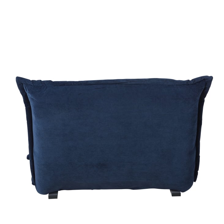 Maisons Du Monde Hallen - Sofá De 1 Plaza De Terciopelo Azul Marino