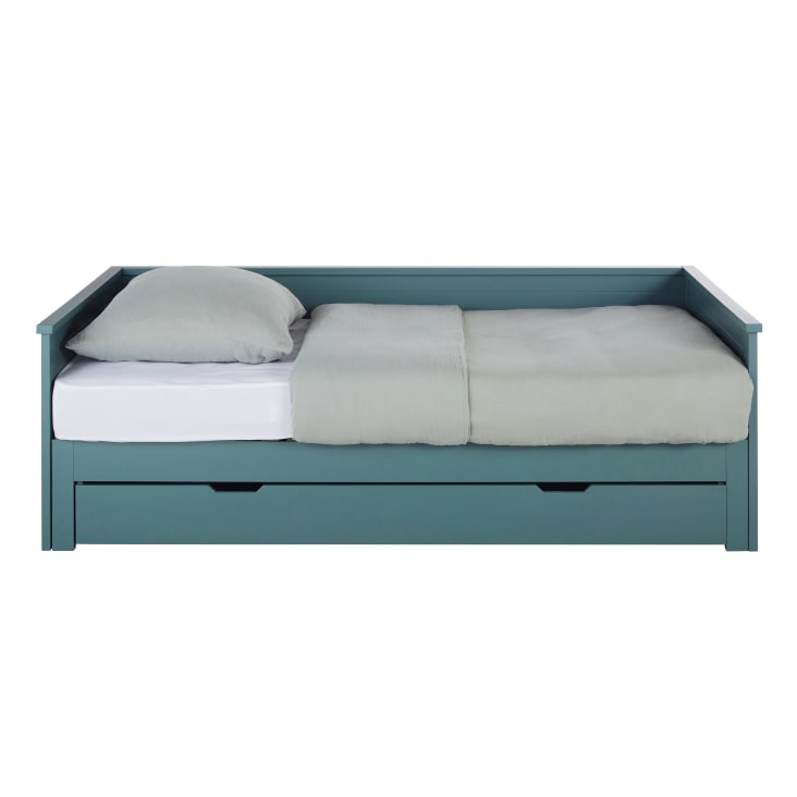 Maisons Du Monde Happy Camper - Cajón De Almacenaje Para Cama Extensible 90 X 190 En Verde