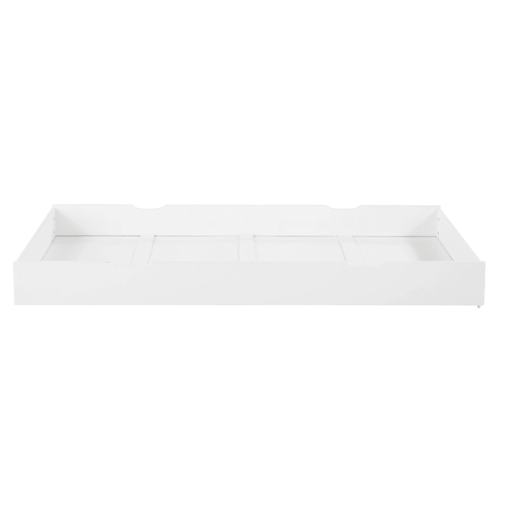 Maisons du Monde Happy Camper - Cajón de almacenaje para cama extensible 90 x 190 en blanco