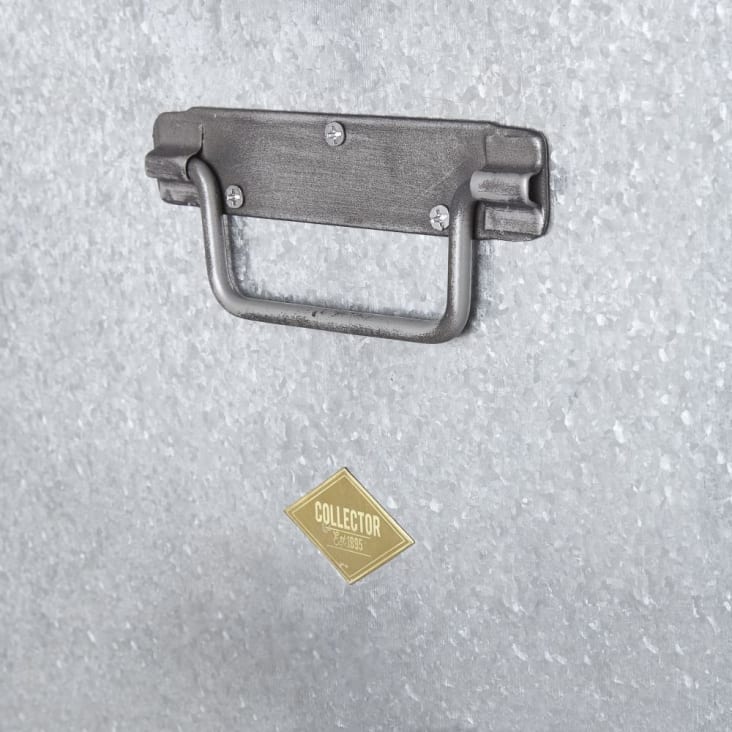 Maisons Du Monde Harvey - Estantería Industrial Con 4 Cajones Y 1 Puerta De Abeto Y Metal