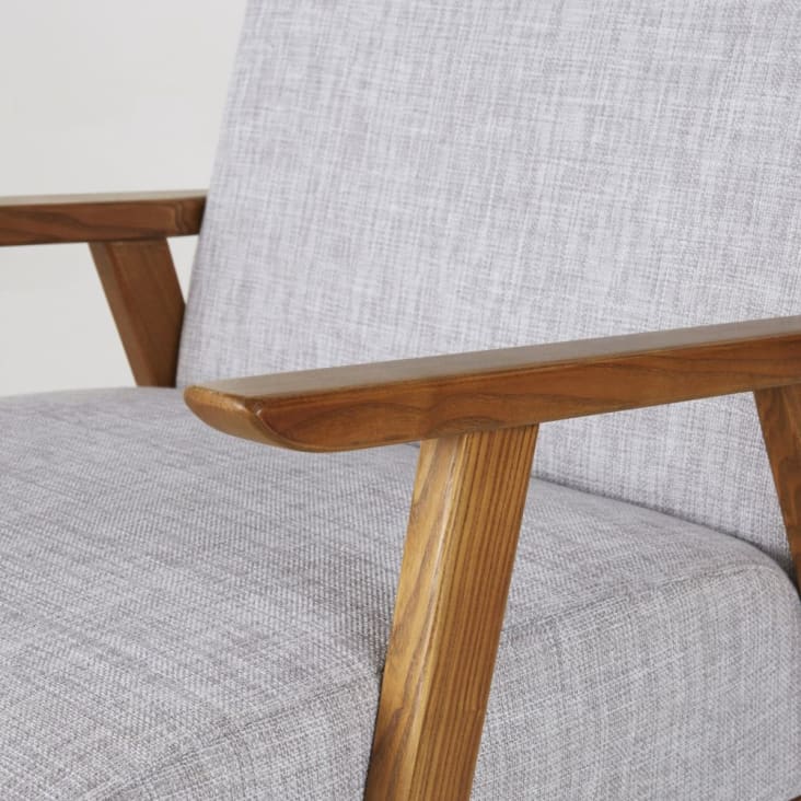 Maisons Du Monde Hermann - Sillón Vintage En Gris Claro
