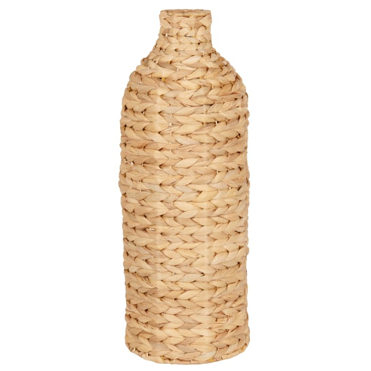 Maisons du Monde Hermine - Jarrón grande de jacinto de agua trenzado Alt. 50 cm