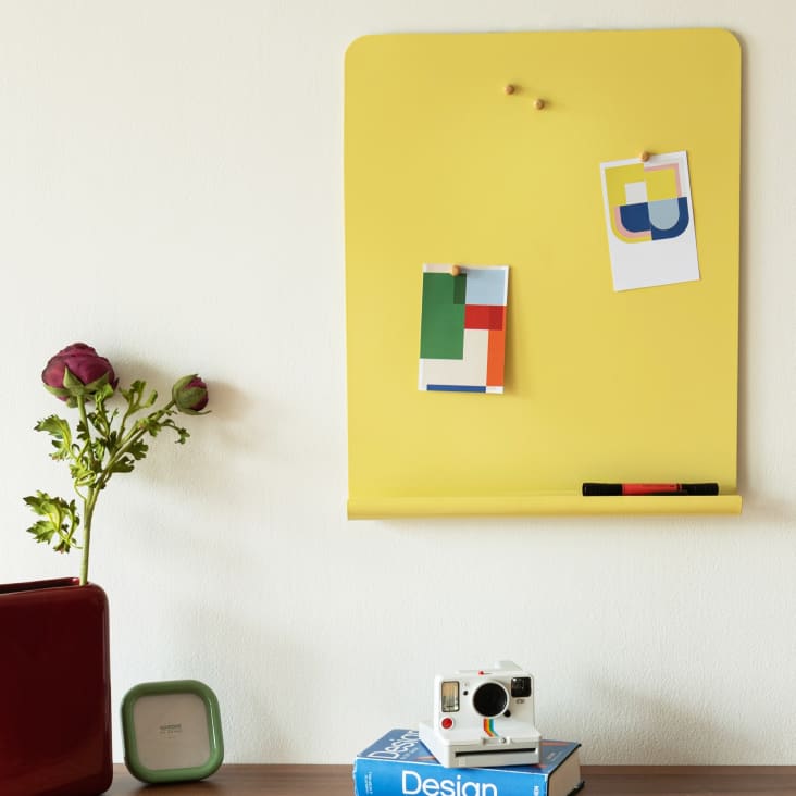 Maisons Du Monde Herpen - Marco Multifotos De Metal Amarillo 45x55