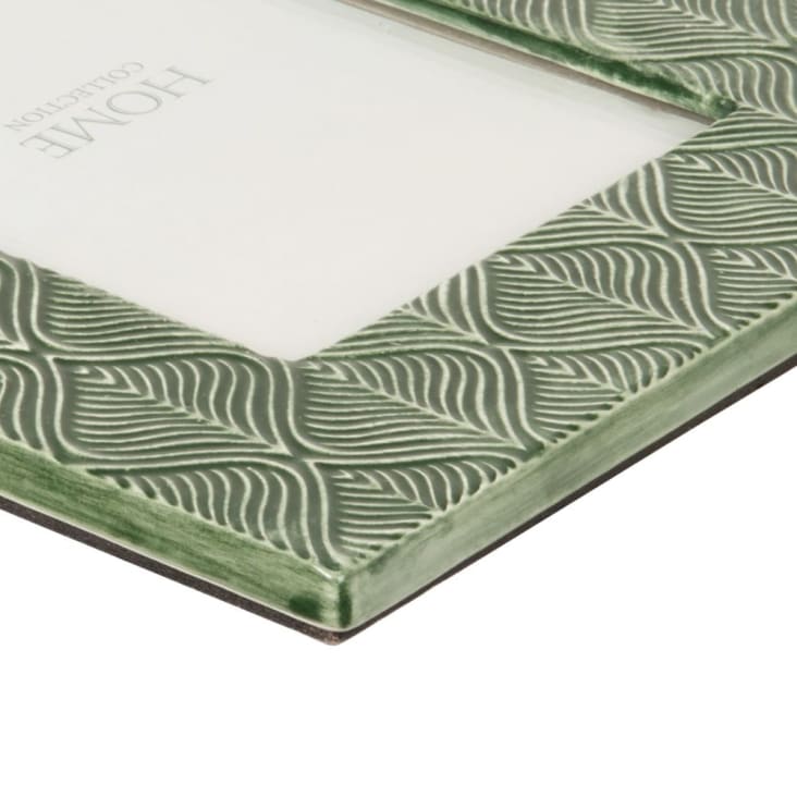 Maisons Du Monde HEVEA - Marco De Fotos De Cerámica Verde 10x15