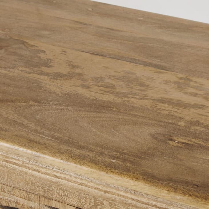 Maisons Du Monde Himalaya - Aparador Con 2 Puertas De Mango Macizo Tallado