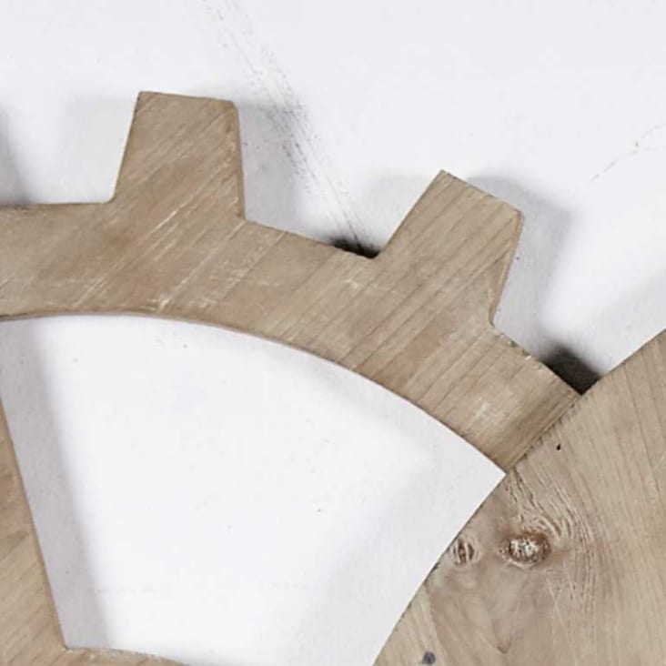 Maisons Du Monde Hipster - Reloj Industrial Bicolor 145x109 Cm